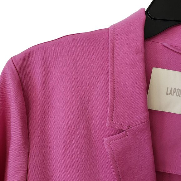 NEW Lapointe Lightweight Wool Tailoring Single Breasted Blazer Orchid Purple - Picture 10 of 16